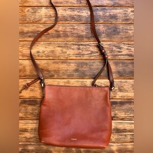 Fossil Brown Crossbody Bag